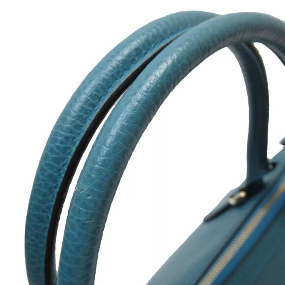 Auth GUCCI Interlocking G Handbag Shoulder Bag green leather - Picture 9 of 16